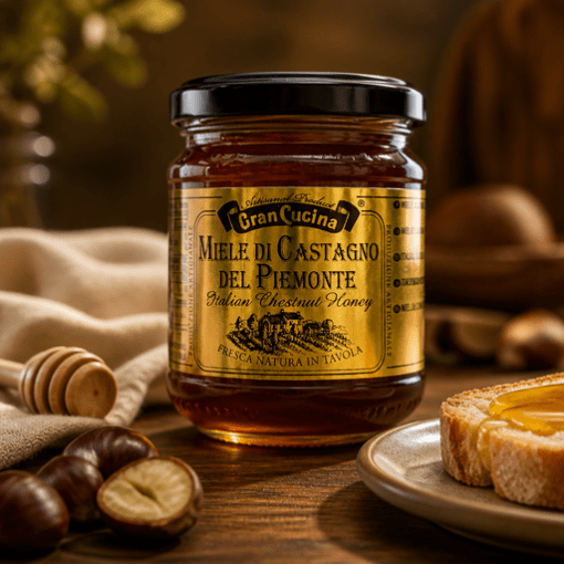 Gran Cucina – taliansky gaštanový med z Piemontu 250g Taliansko