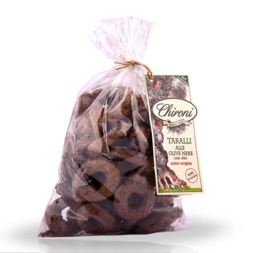 Slané praclíky s čiernymi olivami 250g Taliansko
