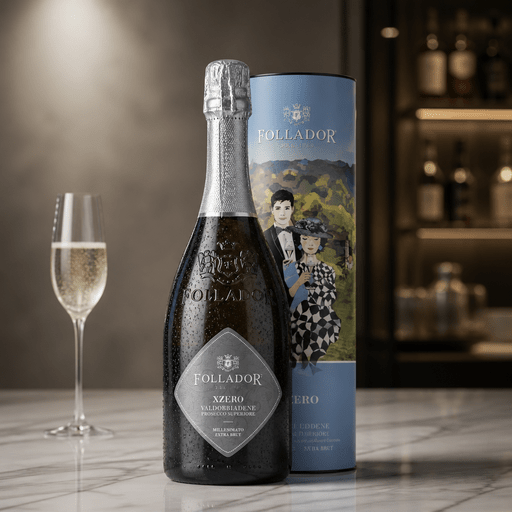 Prosecco Superiore XZERO DOCG 0,75L v darčekovej tube Taliansko