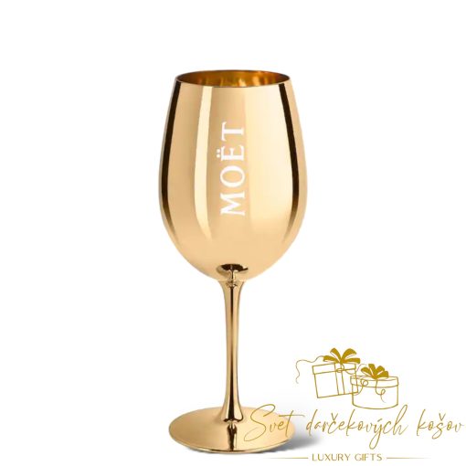 Originál sklenený pohár Moët & Chandon Gold 1ks