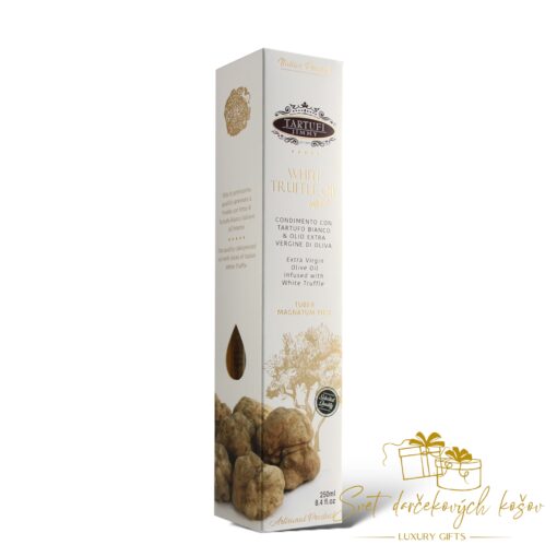 Olivový olej s bielou hľuzovkou v darčekovom balení 100ml Taliansko