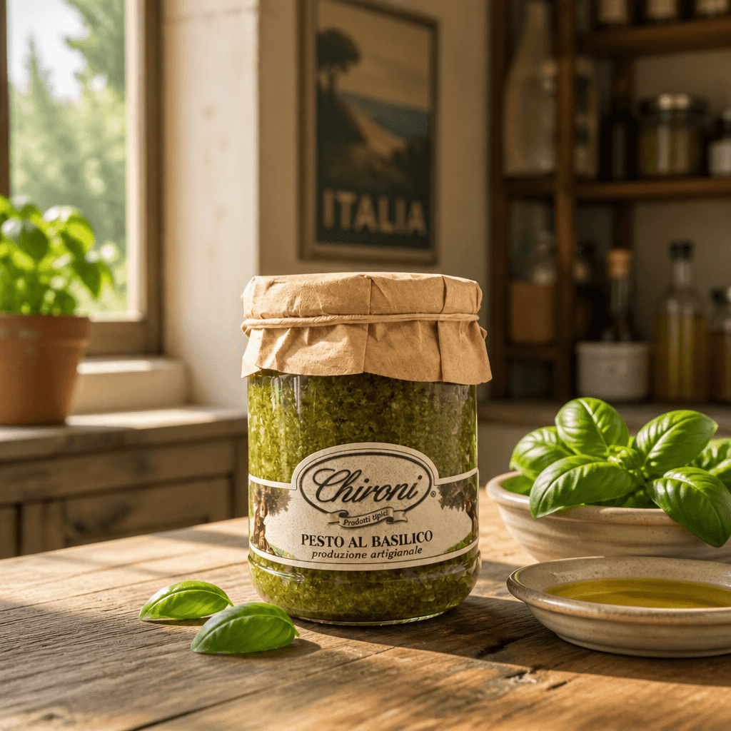 Chironi – Remeselné bazalkové pesto 180g Taliansko