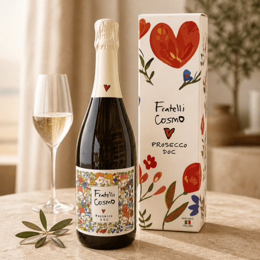 Prosecco Fratelli Cosmo Extra Dry 0,75L gift box