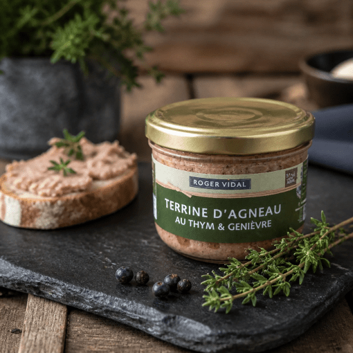 Roger Vidal  - Jahňacia terina s tymianom a borievkou 180g Francúzsko