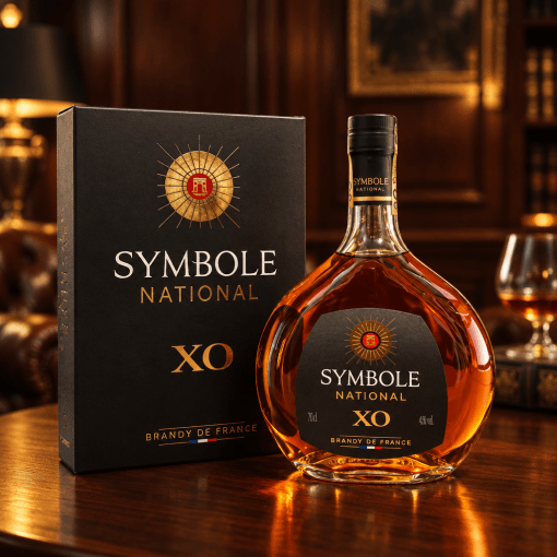 Brandy Symbole National XO – francúzska elegancia v darčekovom balení O,7L Francúzsko