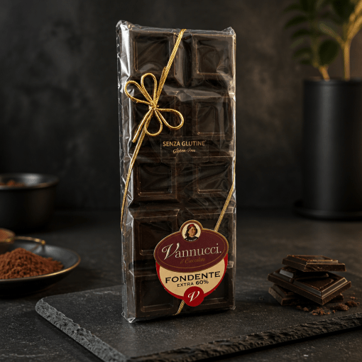 Vannucci - Prémiová extra horká čokoláda 60 % 350g Taliansko